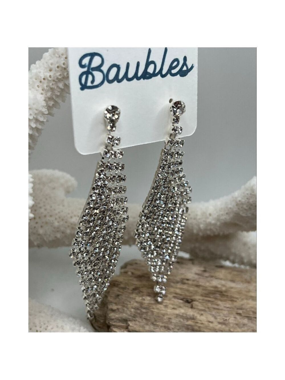Baubles Beautiful Sparkly Dangle Earrings Made with Austrian Crystal